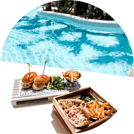 Pool Side Dining